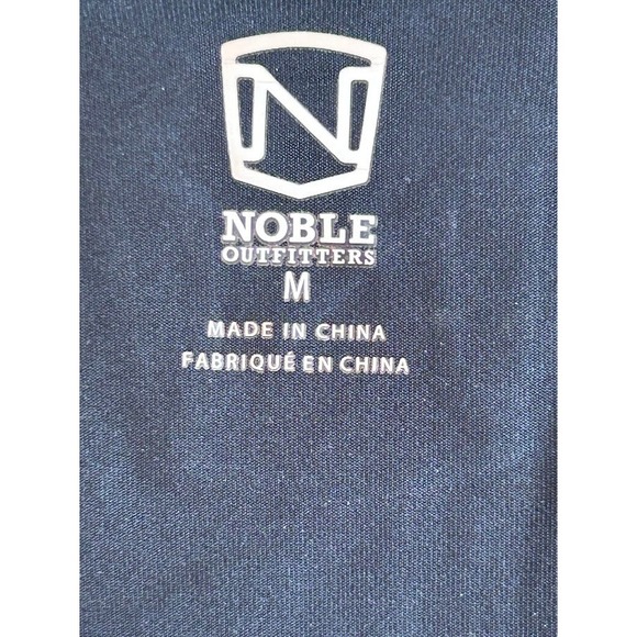 Noble Outfitters Womens Quarter Zip Performance Top Black Multi Color  Med - Picture 3 of 7